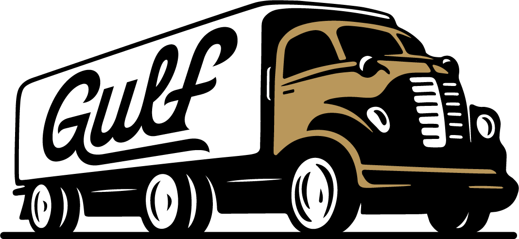 Gulf Distributing truck illustration