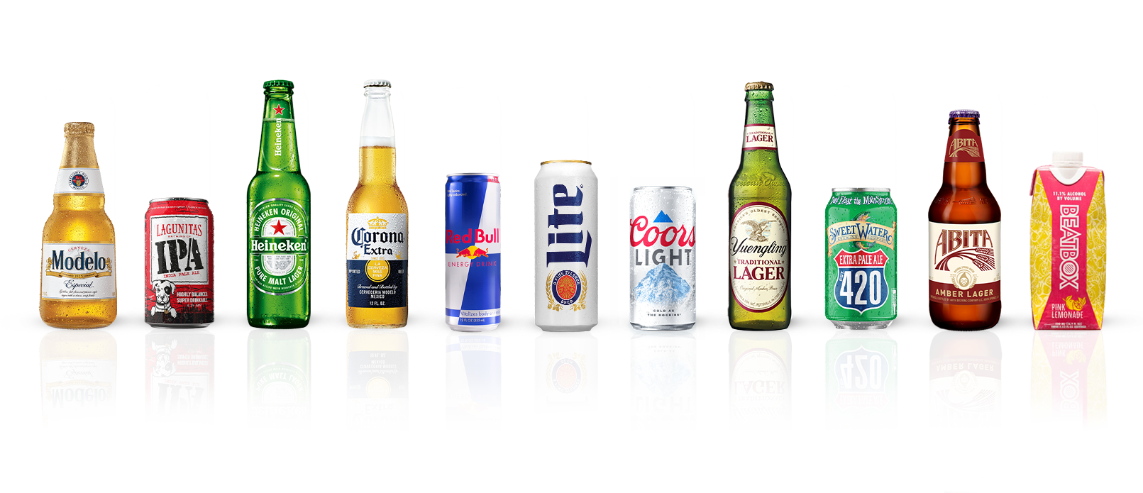 Image of different types of beer